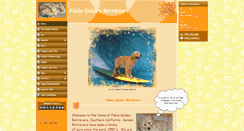 Desktop Screenshot of fablegoldenretrievers.com
